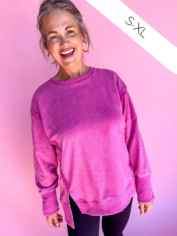 The Best Prices bold fitness hoodieCasual Meetup Sweatshirt - Magenta