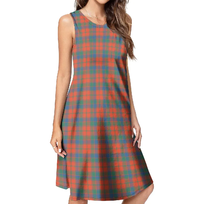 Referral Discount Robertson Ancient Tartan Womens Casual Dresses