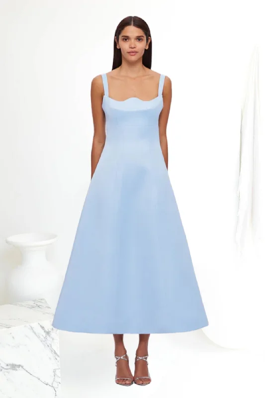 The Best Prices wrap-around dresswrap-around dressLEO LIN Odette Midi Dress (Sky Blue)