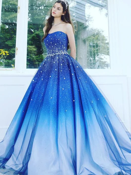 Special Savings Beautiful Prom Dresses Sweetheart Sweep/Brush Train Ball Gown Prom Dress/Evening Dress JKL356