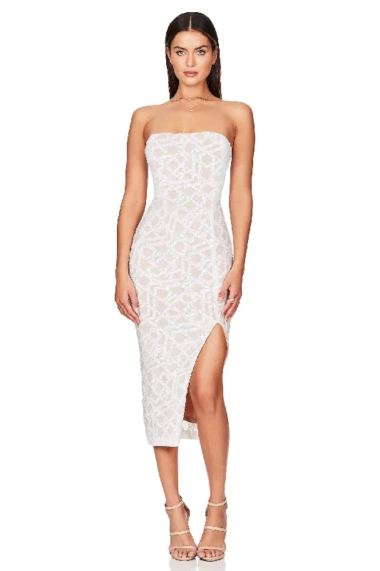 Price Drop spaghetti strap dressspaghetti strap dressBUY IT NOOKIE Eclipse Midi (White)