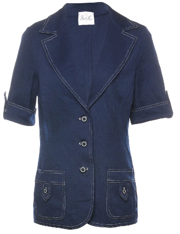 Stock Up and Save cold weather coatNavy & White Blazer - M