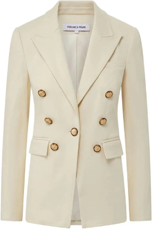 Super Sale outdoor adventure coatVeronica Beard Women's Naira Denim Double Breased Blazer Jacket, Ecru Super Sale outdoor adventure coatVeronica Beard Women's Naira Denim Double Breased Blazer Jacket, Ecru