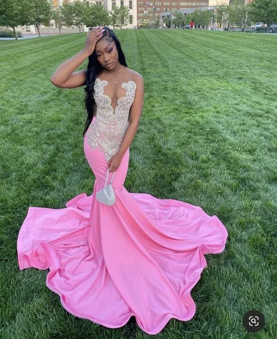 Price Cut backless dressbackless dressPink prom dresses, sparkly prom dresses, mermaid evening dresses Y470 Price Cut backless dressbackless dressPink prom dresses, sparkly prom dresses, mermaid evening dresses Y470