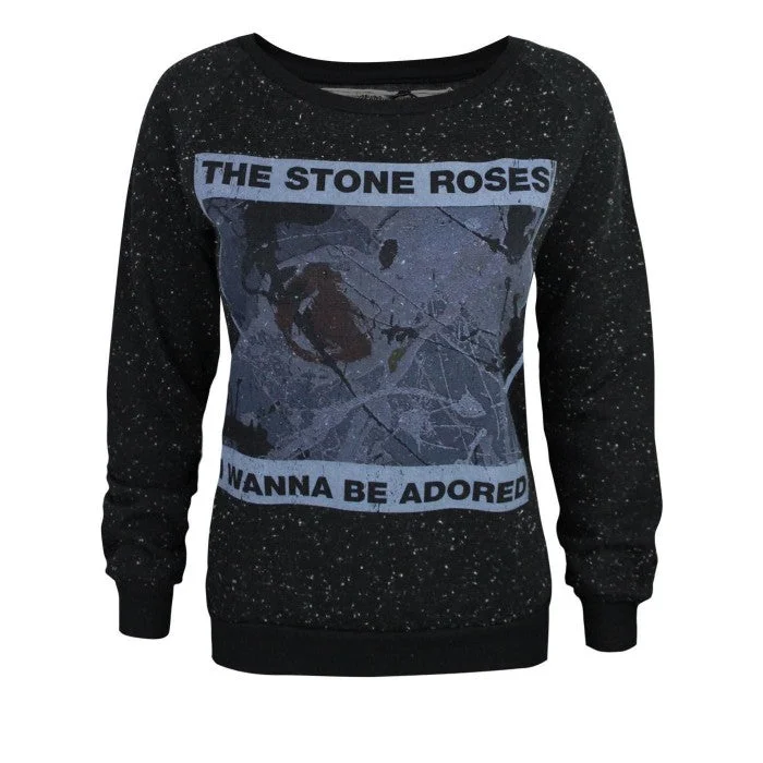 Bargain Prices fashion gym hoodieAmplified Womens/Ladies I Wanna Be Adored The Stone Roses Sweatshirt Bargain Prices fashion gym hoodieAmplified Womens/Ladies I Wanna Be Adored The Stone Roses Sweatshirt