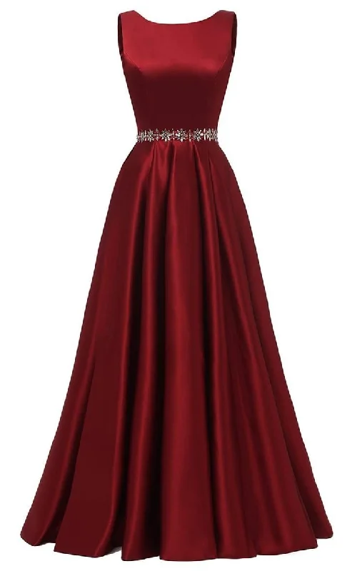 Price Smash romantic dressromantic dressNew Prom Dress A Line Boat Neckline Prom Dress  Y4987