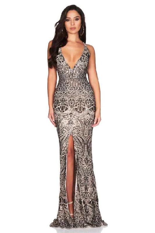 Mega Sale lace dresslace dressBUY IT NOOKIE Shanina Plunge Gown (Bronze)
