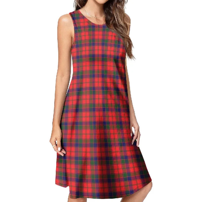 Must-Have Deals Robertson Modern Tartan Womens Casual Dresses