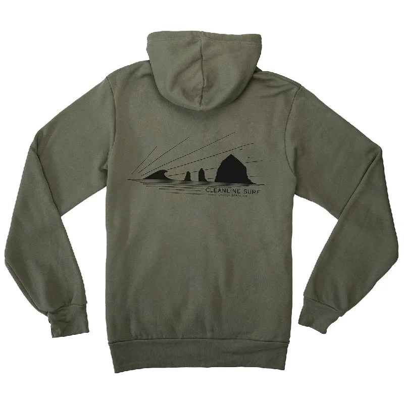Bargain Bin athletic style hoodieCleanline Haystack Rays Zip Hoodie