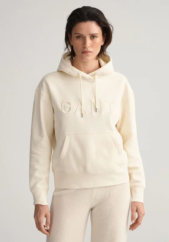 Extra Savings fleece hoodieGant Womens Tonal Hoodie, Cream