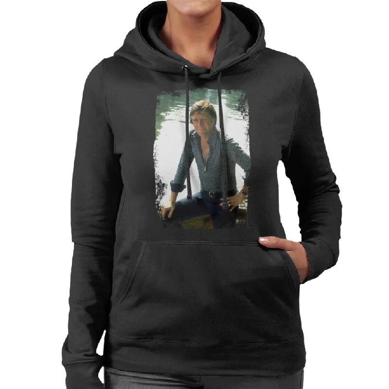 Savings Galore warm hooded sweatshirtTV Times Michael Parkinson 70s Portrait Women's Hooded Sweatshirt