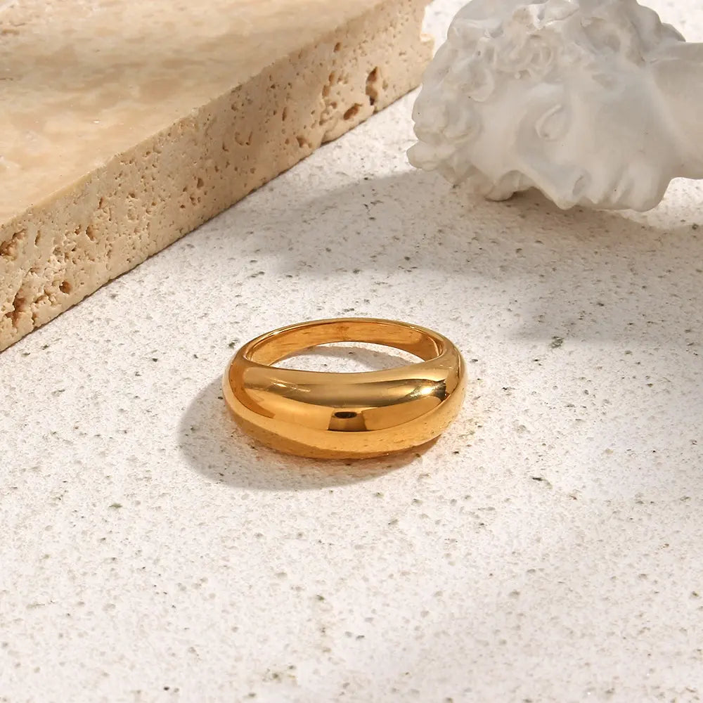 Big Discounts summer floral dresssummer floral dressDome Ring | 18K Gold Plated