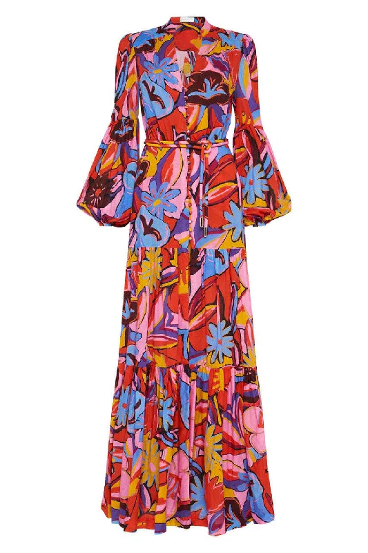 Amazing Deals long sleeve dresslong sleeve dressREBECCA VALLANCE Positano Kaftan