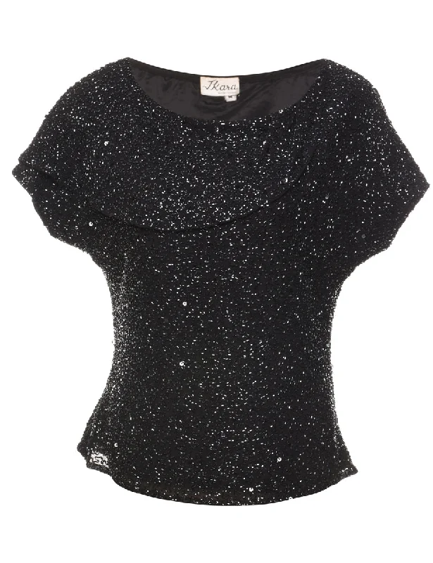 Daily Specials cozy wool-blend coatBeaded Evening Top - M