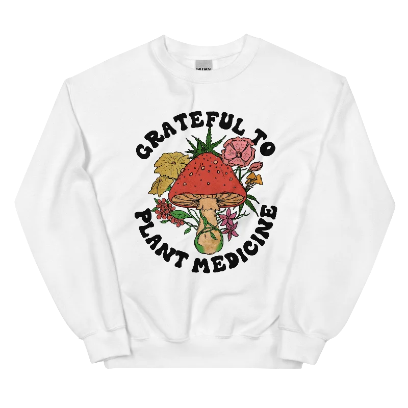 Price Buster stylish sports hoodieGrateful To Plants Graphic Sweatshirt