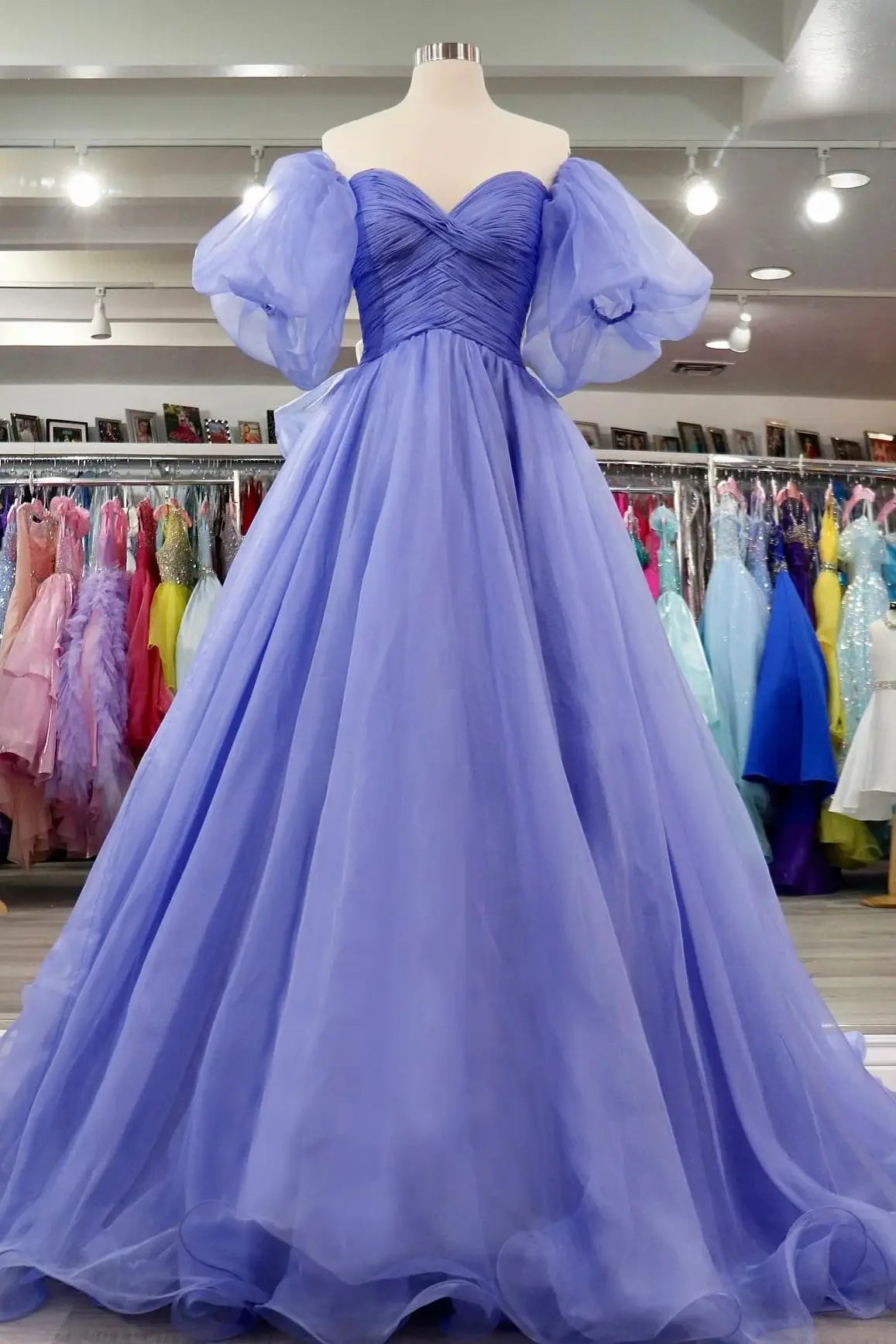 Limited Stock summer dresssummer dressTulle A-Line Sweetheart Short Sleeves Long Party Prom Dress Limited Stock summer dresssummer dressTulle A-Line Sweetheart Short Sleeves Long Party Prom Dress