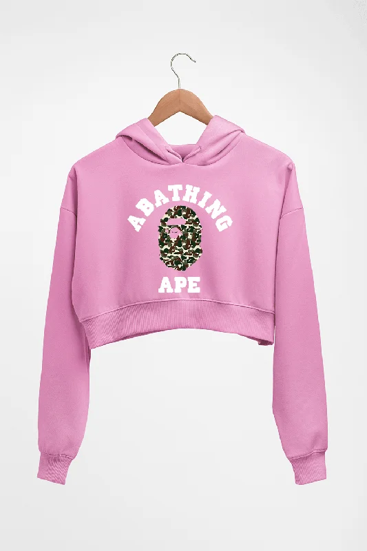 Weekend Deal graphic hooded sweatshirtA Bathing Ape Crop HOODIE FOR WOMEN