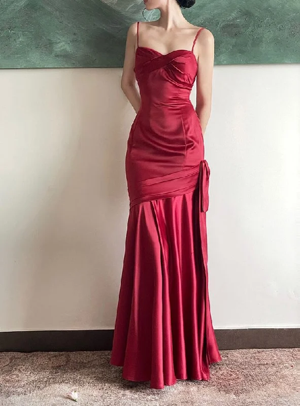 Price Meltdown denim dressdenim dressElegant Burgundy Spaghetti Straps Mermaid Prom Dress,Trendy Dress Y4797 Price Meltdown denim dressdenim dressElegant Burgundy Spaghetti Straps Mermaid Prom Dress,Trendy Dress Y4797