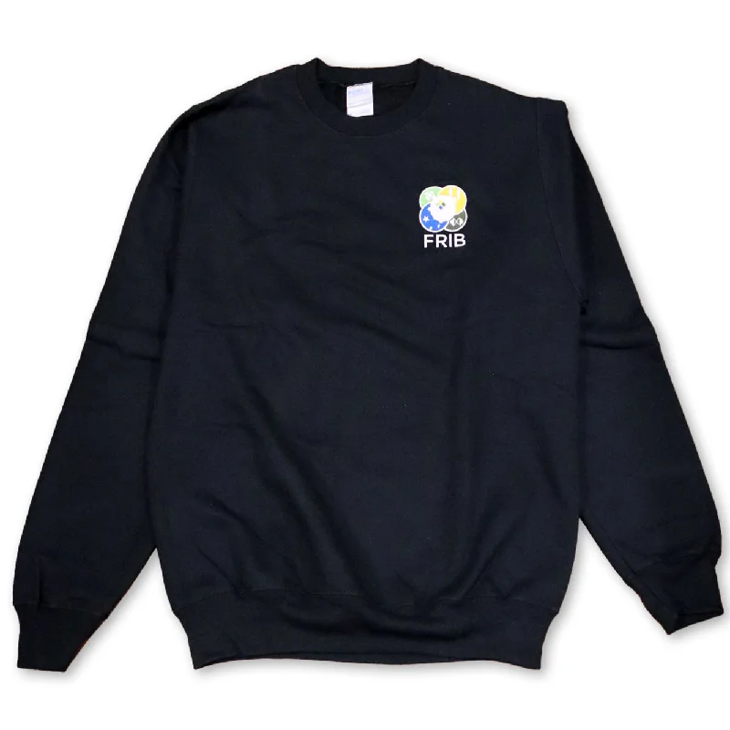 Price Blitz retro sports hoodieFRIB Logo Crewneck Sweatshirt - Black