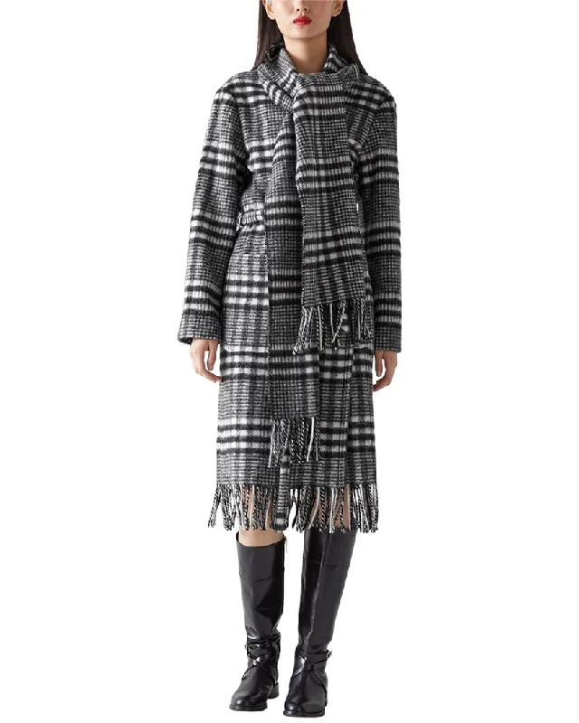 Big Savings premium puffer coatLk Bennett Elder Wool-Blend Coat