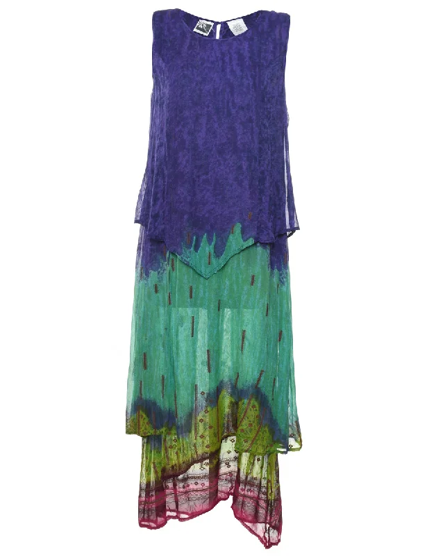 Unmissable Offer sleek trench coatTie Dyed Maxi Dress - S
