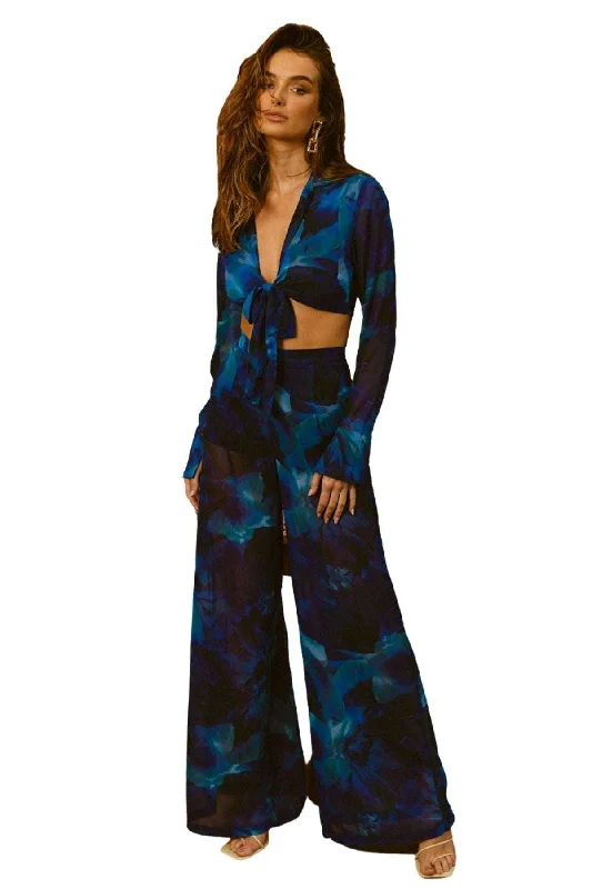 Inventory Reduction sleeveless dresssleeveless dressBUY IT RUNAWAY LABEL Calista Blouse & Pants (Blue) Inventory Reduction sleeveless dresssleeveless dressBUY IT RUNAWAY LABEL Calista Blouse & Pants (Blue)