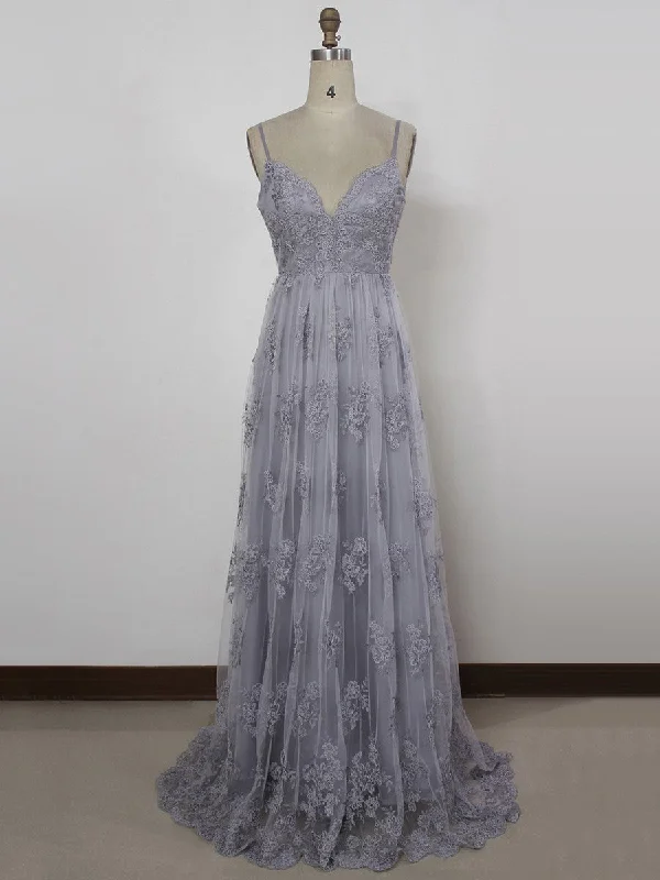 Special Offer Long Prom Dresses Spaghetti Straps Appliques Sexy Prom Dress/Evening Dress JKL151