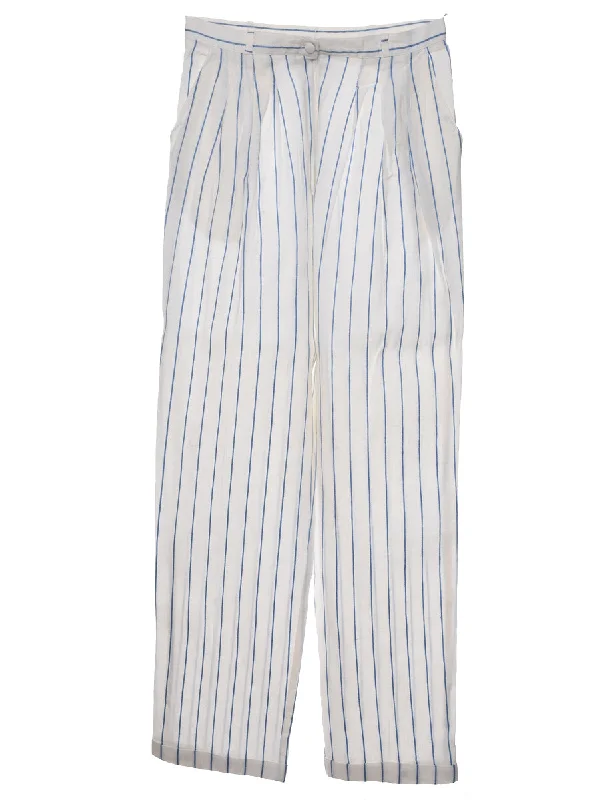 Super Savings warm jacketWhite Striped Trousers - W26 L30