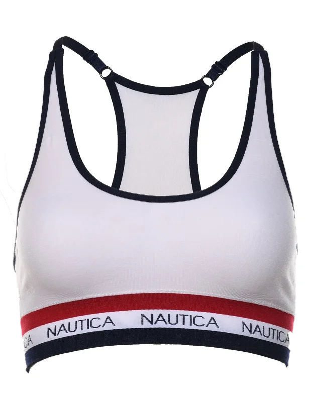 Can't Be Beat fashionable quilted coatNautica White Sports Bra - S