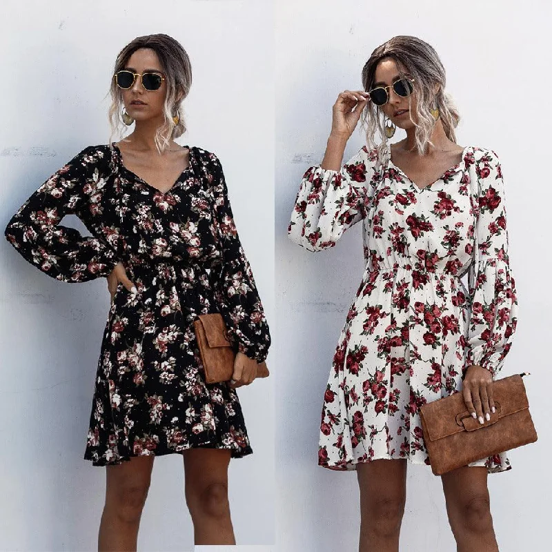 Warehouse Sale trendy mini dresstrendy mini dressPolka dot flower bubble lantern sleeve dress Warehouse Sale trendy mini dresstrendy mini dressPolka dot flower bubble lantern sleeve dress