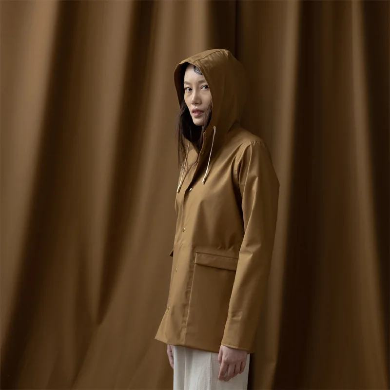 Deal of the Day casual utility jacketAdult Chore Raincoat - Bark