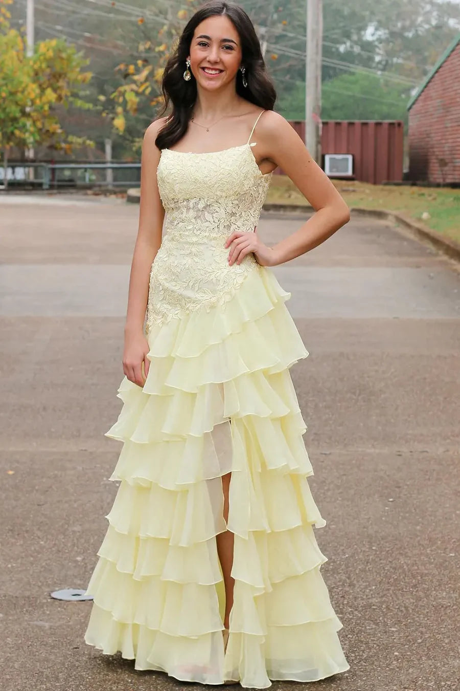 Bargain Prices romantic dressromantic dressBateau Spagjetti Straps Lace Appliques Chiffon Prom Dress Bargain Prices romantic dressromantic dressBateau Spagjetti Straps Lace Appliques Chiffon Prom Dress