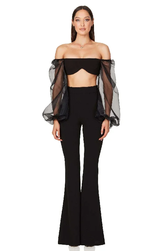 Special Discount fitted bodycon dressfitted bodycon dressBUY IT NOOKIE Illusion Crop + Pant (Black)