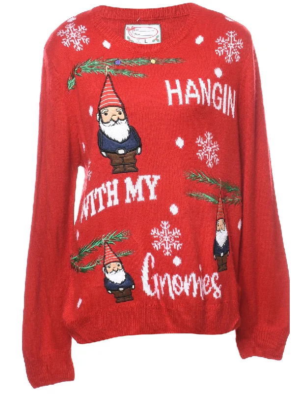 Big Discounts utility coatSanta Claus Christmas Jumper - L