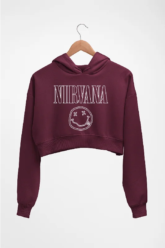 YEAR-End Clearance lightweight pullover hoodieNirvana Crop HOODIE FOR WOMEN