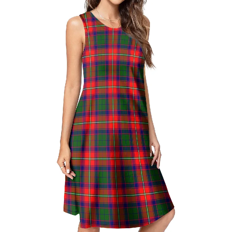 Final Clearance Riddell Tartan Womens Casual Dresses