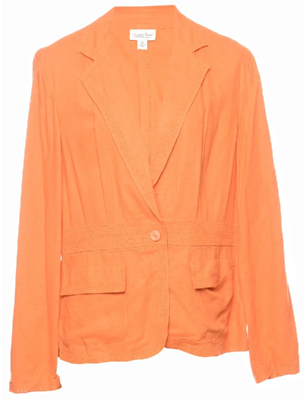 Referral Discount padded puffer coatOrange Classic Blazer - M