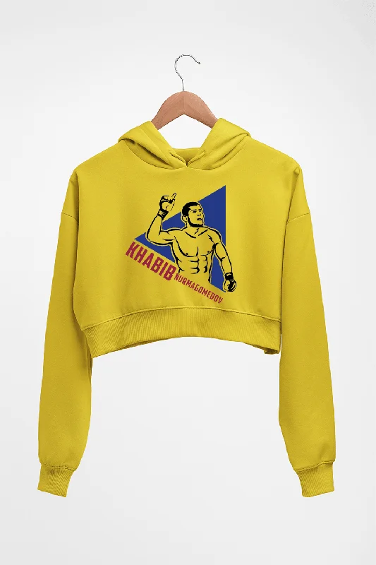 Special Savings casual pullover hoodieKhabib Nurmagomedov Crop HOODIE FOR WOMEN