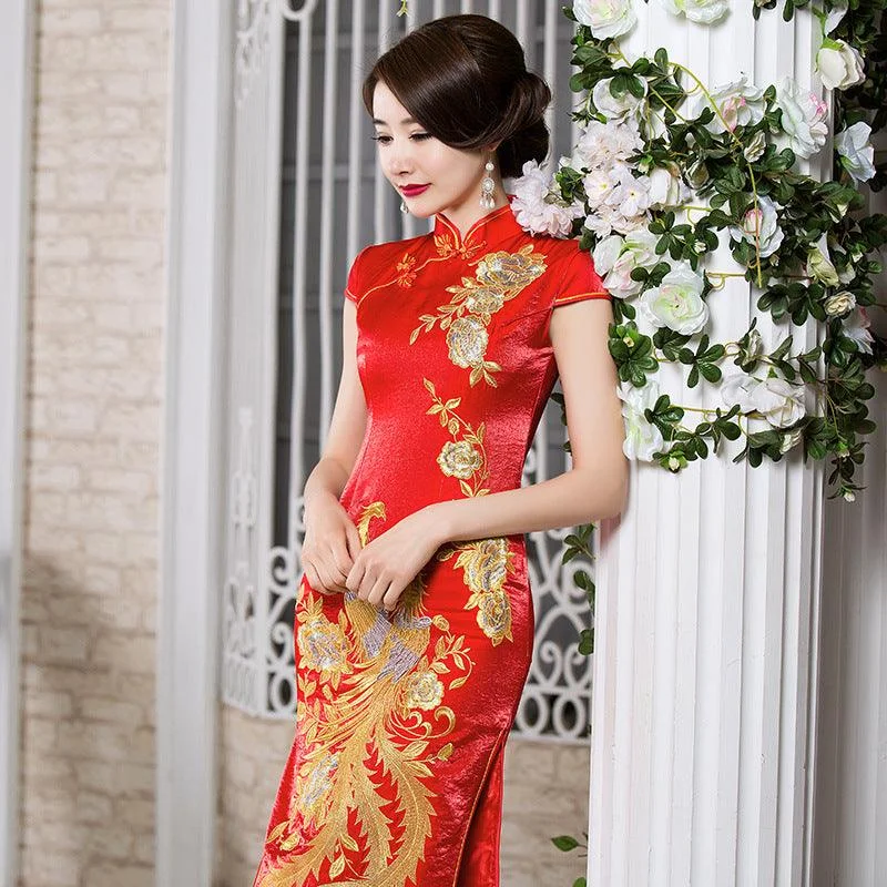 Unbeatable Prices shift dressshift dressBridal Wedding cheongsam