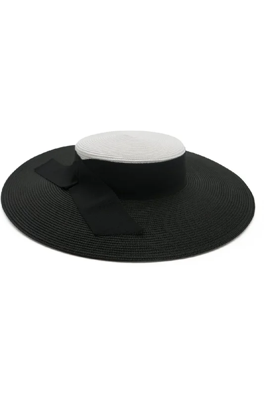 Limited Edition bohemian dressbohemian dressHire MORGAN & TAYLOR Azaria Boater Hat (Black/ White) Limited Edition bohemian dressbohemian dressHire MORGAN & TAYLOR Azaria Boater Hat (Black/ White)