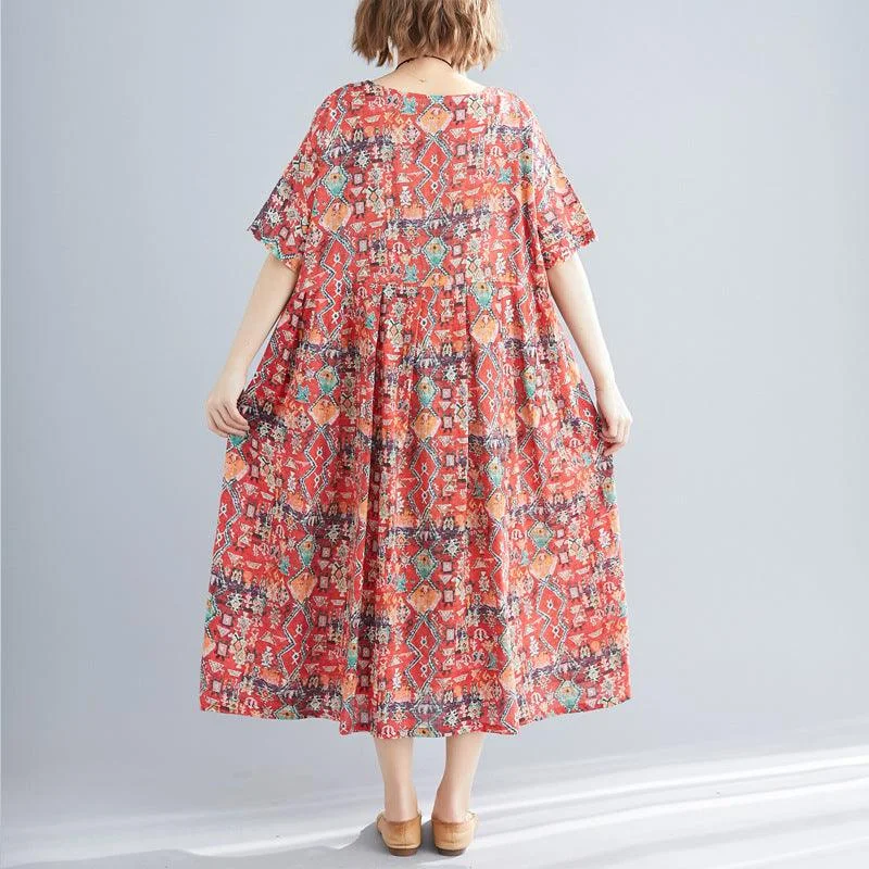 Incredible Offers lace dresslace dressLiterary style plus size fat MM200 kg loose and thin dress