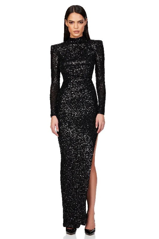 Get It Before It’s Gone puff sleeve dresspuff sleeve dressNOOKIE Veda High Neck Gown (Black) - RRP $399 Get It Before It’s Gone puff sleeve dresspuff sleeve dressNOOKIE Veda High Neck Gown (Black) - RRP $399