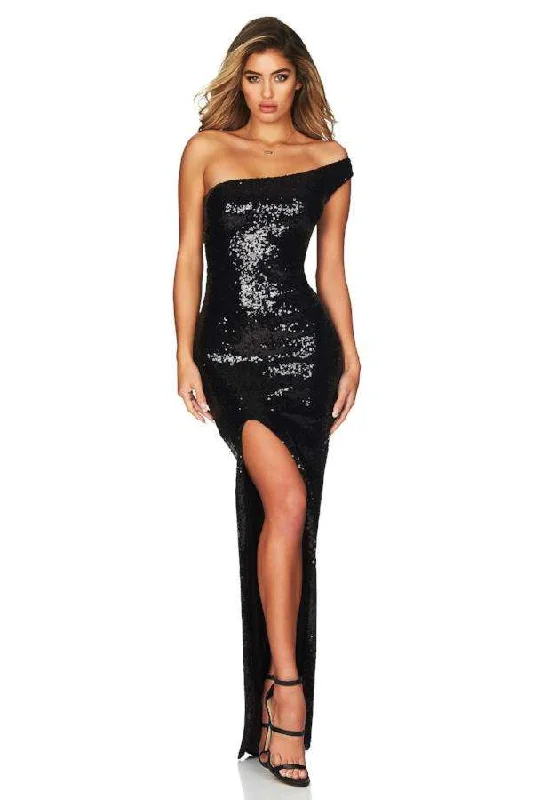 Crazy Deals flowy evening dressflowy evening dressBUY IT NOOKIE Spellbound One Shoulder Gown (Black) Crazy Deals flowy evening dressflowy evening dressBUY IT NOOKIE Spellbound One Shoulder Gown (Black)