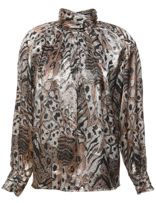 Special Savings puffer jacketAnimal Print Evening Top - L