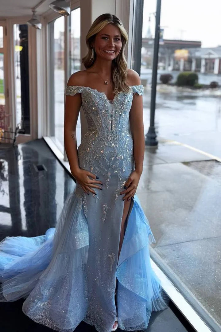 Deal Dash pleated dresspleated dressMermaid Off-Shoulder Appliques Formal Prom Dress With Train Deal Dash pleated dresspleated dressMermaid Off-Shoulder Appliques Formal Prom Dress With Train
