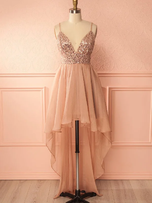 Weekend Special Beautiful Homecoming Dress Asymmetrical Chiffon Short Prom Dress Party Dress JK408