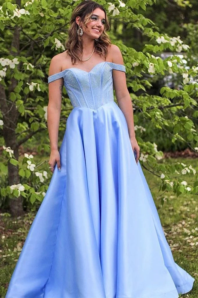 Daily Specials draped dressdraped dressSatin A-Line Beaded Off-Shoulder Formal Prom Dress Daily Specials draped dressdraped dressSatin A-Line Beaded Off-Shoulder Formal Prom Dress