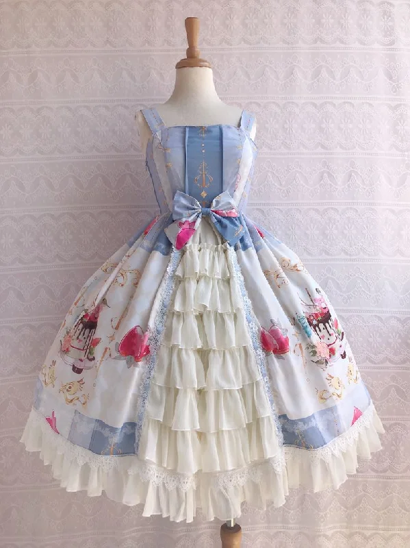 Mega Sale textured dresstextured dressYilia~Summer Dessert Front Opening Lolita JSK