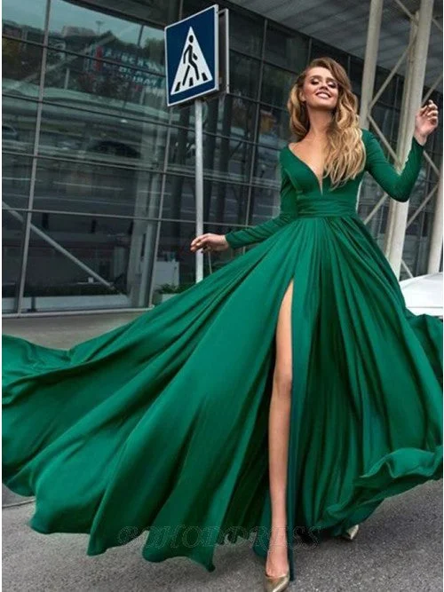 Lowest Price Sexy Prom Dresses A-lin Floor-length Long Prom Dress/Evening Dress JKL321