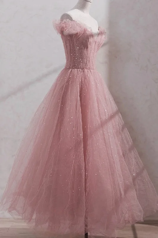 Bargain Bin Shiny party fairy pink prom dress GJS724